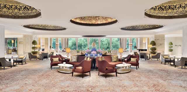 Elegant Meeting Room 2 at Taj Hotel Delhi, ideal for networking and casual meetings.