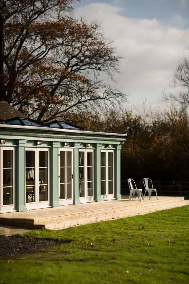 The Hawarden Castle Pavilion and Cricket pitch