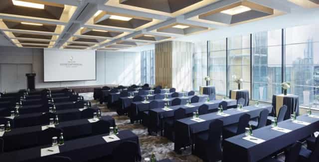 Azalea Room at InterContinental Grand Seoul Parnas, elegant conference setup for corporate events.