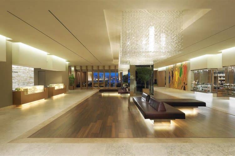 Elegant event space lobby at The Westin Josun Busan, perfect for meetings and gatherings.
