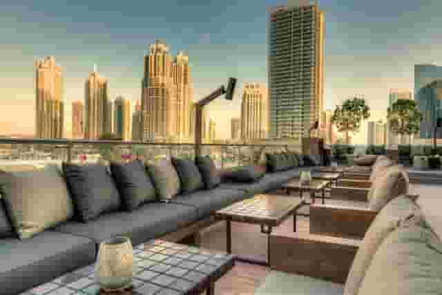 Rooftop lounge