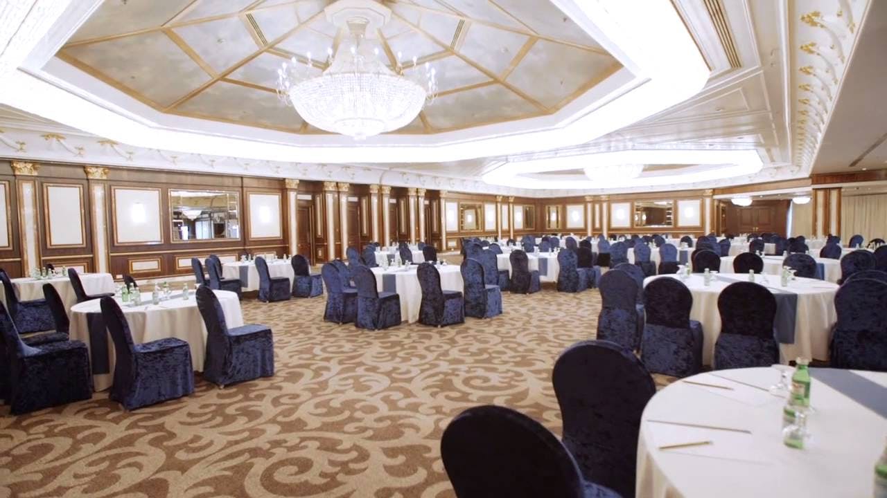 Elegant ballroom at Le Meridien, perfect for corporate events and weddings.