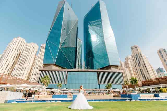 Diamond Ballroom at Rixos Premium Dubai JBR, modern venue for weddings and corporate events.