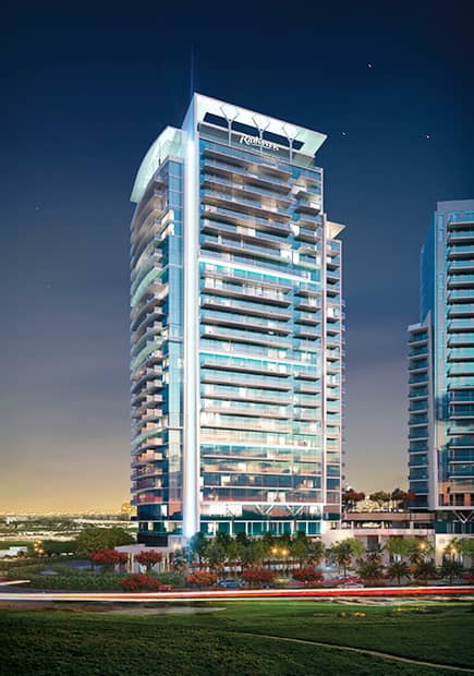 Eagle at Radisson Hotel Dubai DAMAC Hills, modern venue for upscale events and meetings.