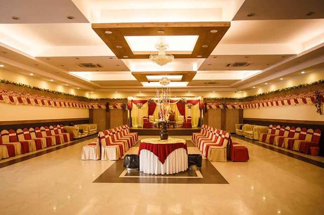 Elegant banquet hall in Kathmandu, ideal for weddings and corporate events.