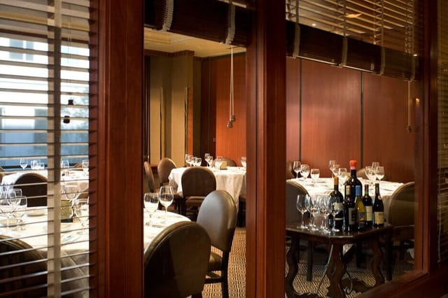 Elegant private dining room at Grill 23 & Bar, perfect for upscale events and networking.