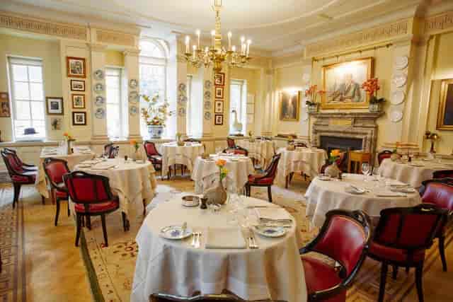 Elegant dining room in Aspire House, perfect for upscale events and intimate gatherings.