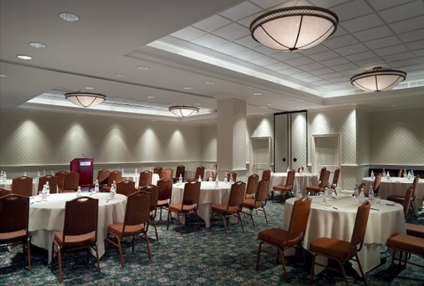 Congressional Room at Omni Shoreham Hotel, elegant dining space for conferences and events.