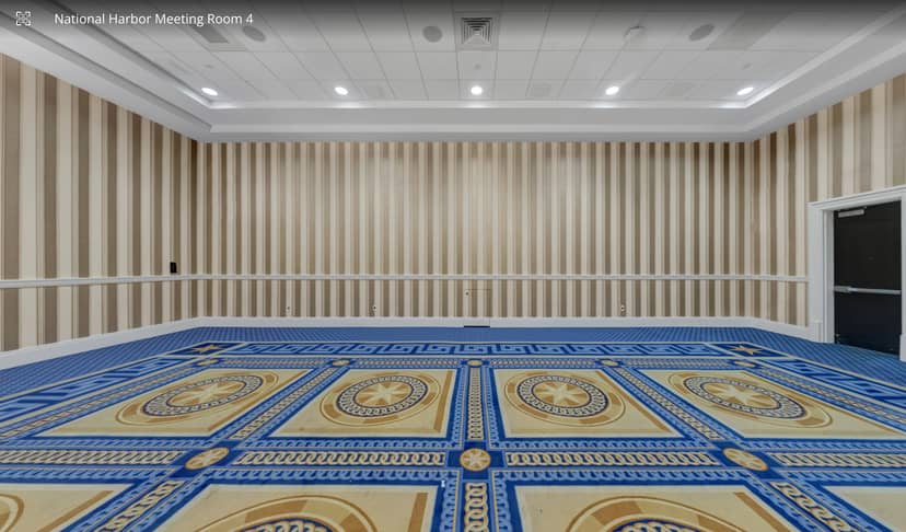 Spacious meeting room at Gaylord National Resort, ideal for conferences and events.