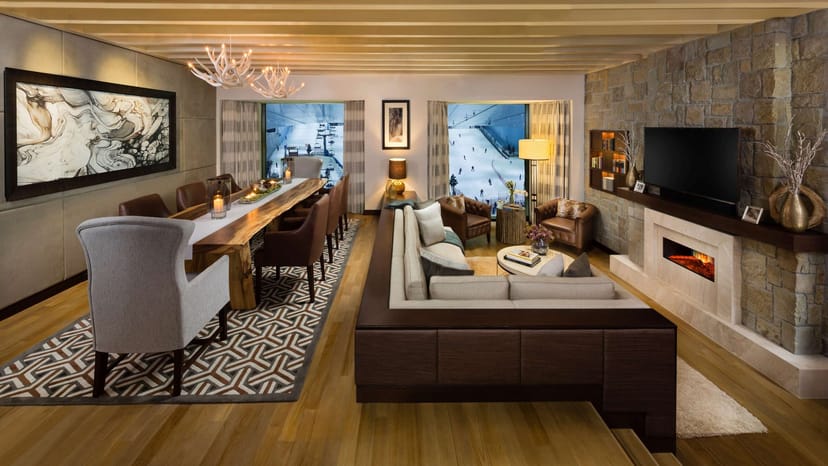Three Bedroom Aspen Ski Chalet Dubai ...