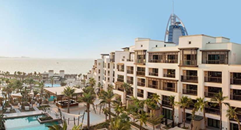 Luxurious Fort Island resort in Jumeirah, ideal for corporate events and retreats.