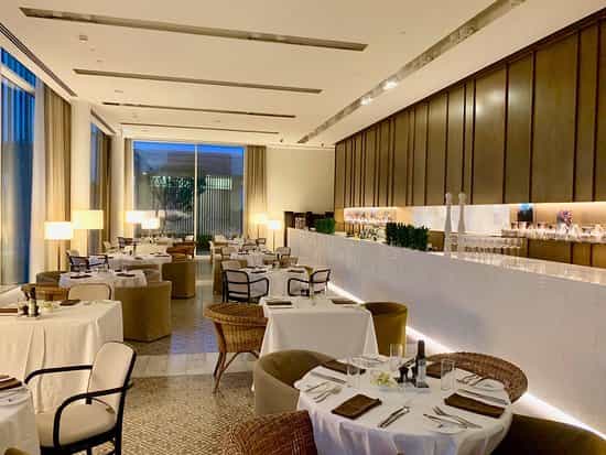 Elegant dining space at Oberoi Al Zorah, perfect for upscale events and meetings.
