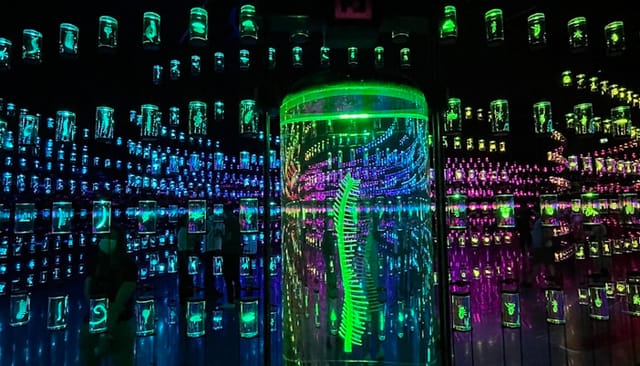 Event Space at Museum of the Future with vibrant displays for unique product launches.