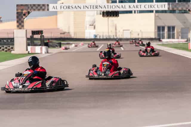 outdoor racing track