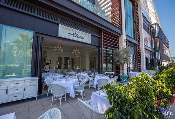 seafood restaurant on Bluewaters