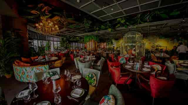 Elegant Main dining room at Mama Zonia, perfect for upscale events and celebrations.