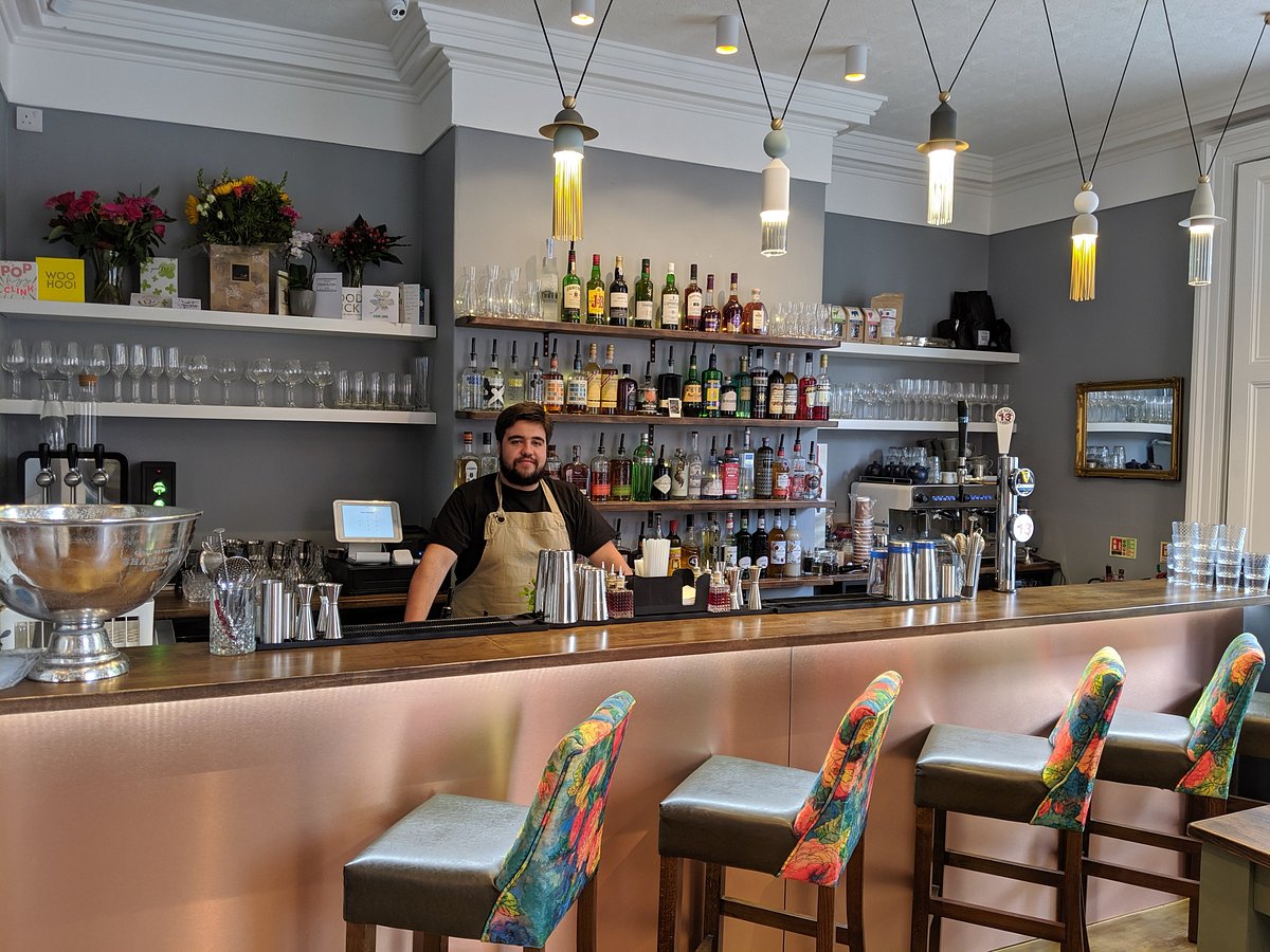 Stylish bar area in Bold Street House for networking events and cocktail receptions. - Banner