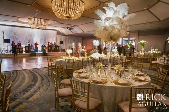 Elegant International Ballroom in Fairmont Chicago, perfect for weddings and corporate events.