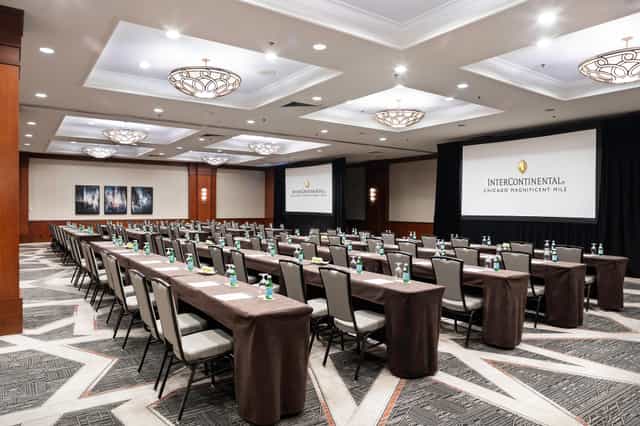 Grand Ballroom at InterContinental Chicago, elegant meeting space for corporate events.