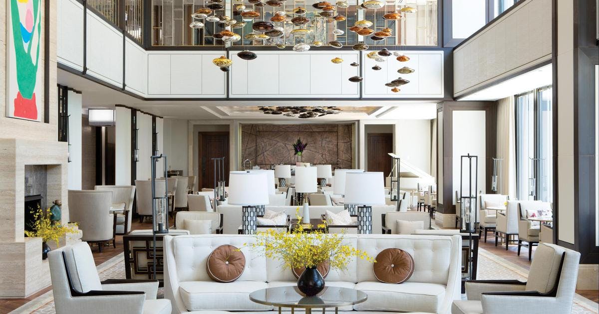 Sophisticated meeting room at The Langham, Chicago for upscale events and gatherings.