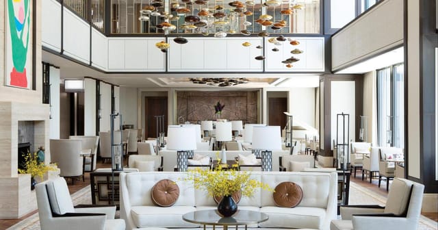 Sophisticated meeting room at The Langham, Chicago for upscale events and gatherings.
