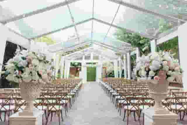 Tented Area