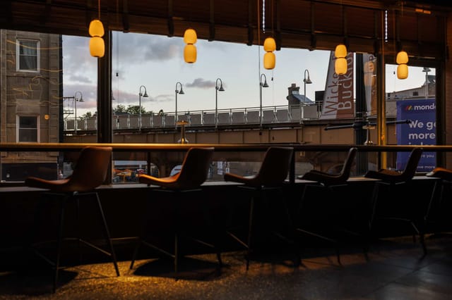 Clever Coyote bar at The Robey, modern venue for networking and casual meetings.