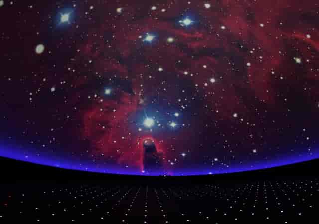 Grainger Sky Theater celestial projection for immersive planetarium events.