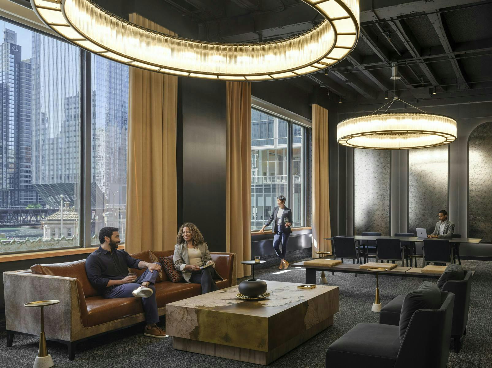 Modern meeting space in Founder's Room, The Mart, ideal for networking and collaboration.