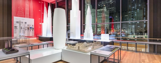 ArcelorMittal Design Studio: modern event space with skyline views for corporate gatherings.