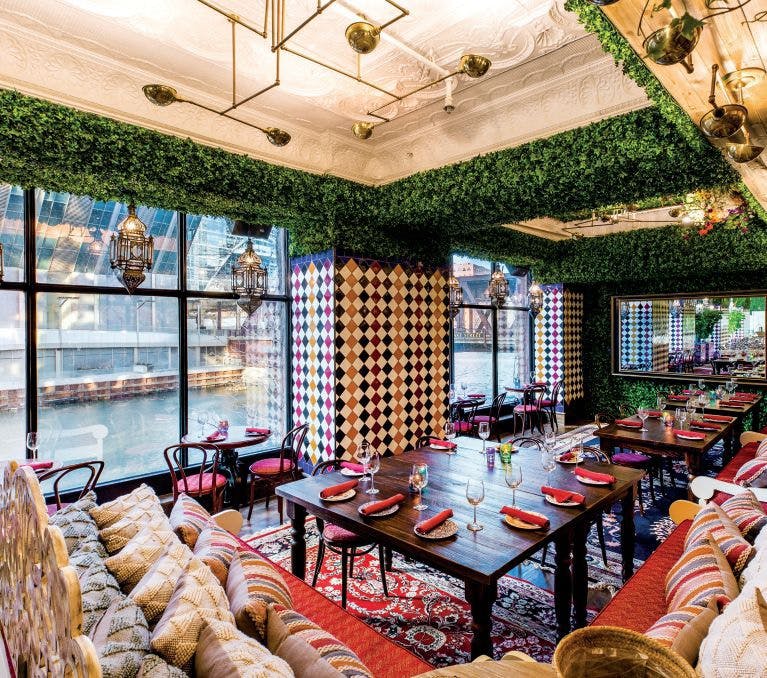 Vibrant North Mezzanine at Beatnik On The River, perfect for intimate events and gatherings.