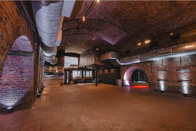 Arch 2 Rivington St, raw industrial event space, product launch venue