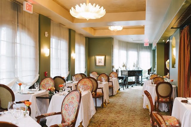 Elegant dining space at Hotel Granduca, perfect for upscale events and private gatherings.