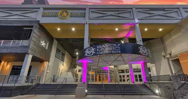 Bayou Music Center auditorium with modern architecture, perfect for concerts and events.