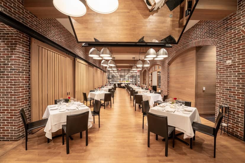 Private dining room at Vic and Anthony's Steakhouse, ideal for corporate events and gatherings.
