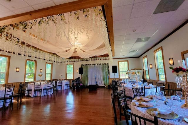 Elegant event space at SpindleTap Brewery, perfect for weddings and upscale gatherings.