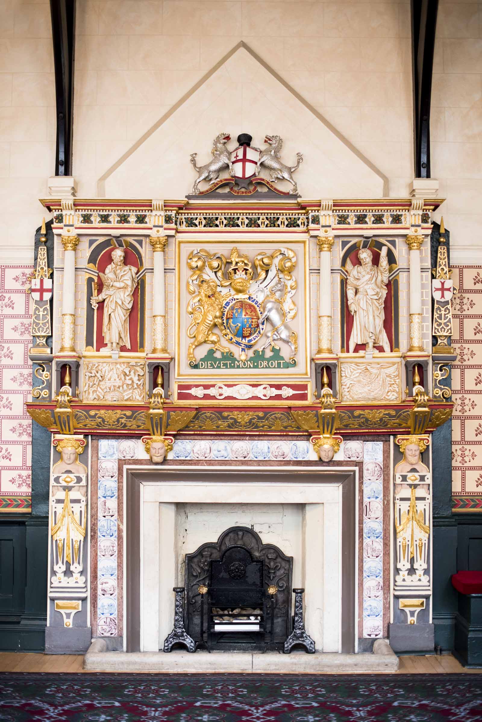 Ornate courtroom in Holborn Venues, ideal for elegant formal events and ceremonies. - Banner