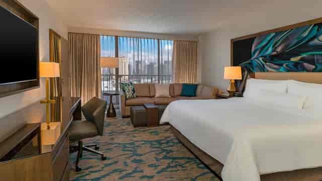 Conference room at The Westin Galleria Houston, spacious with modern furnishings for events.