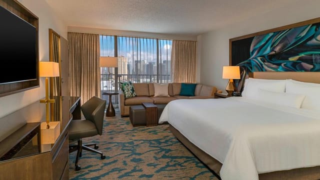 Conference room at The Westin Galleria Houston, spacious with modern furnishings for events.
