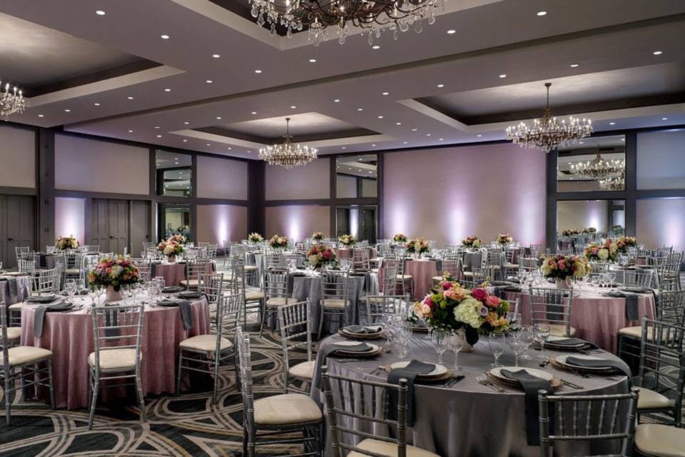 Elegant banquet hall at Omni Houston Hotel, perfect for weddings and corporate events.