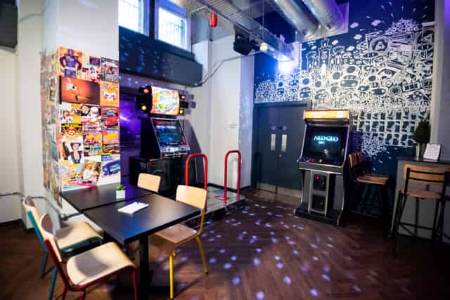 Private area with bar