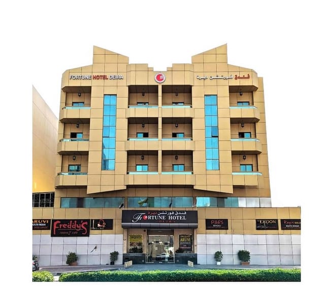 Modern Fortune Hotel exterior, ideal for corporate gatherings and social events.