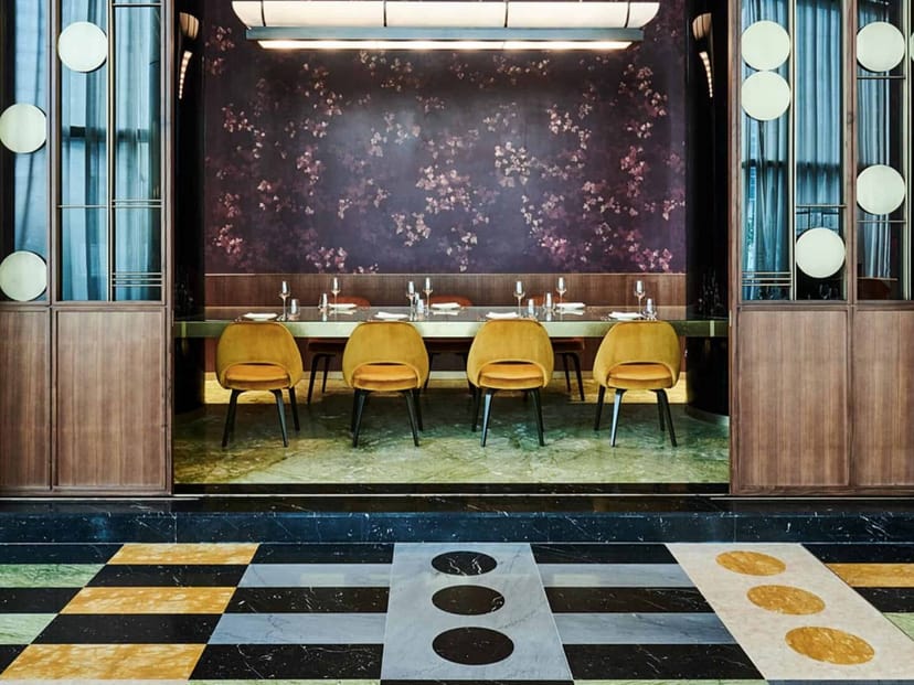 Stylish meeting space at Rōhen, The Arts Club Dubai, perfect for exclusive events.