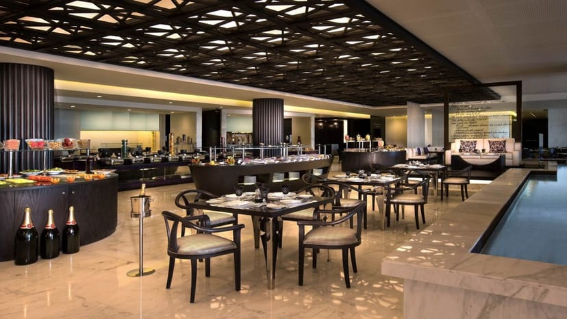 Elegant dining space at Sofitel Abu Dhabi for upscale events and gatherings.