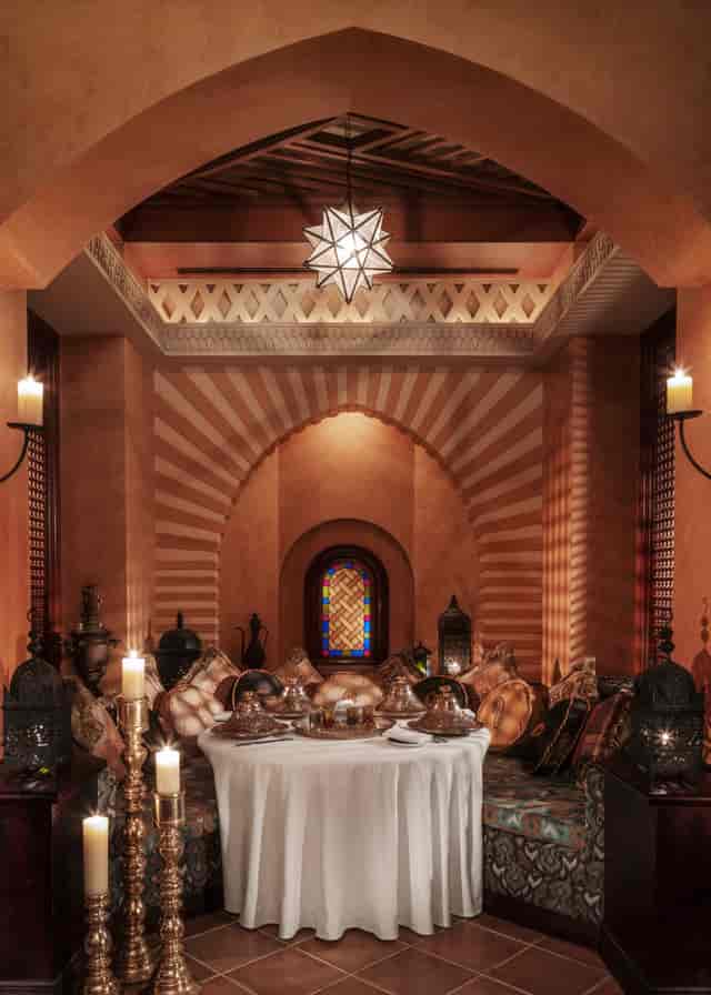 Elegant event space at One&Only Royal Mirage, perfect for cultural events and private dinners.