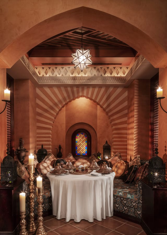 Elegant event space at One&Only Royal Mirage, perfect for cultural events and private dinners.