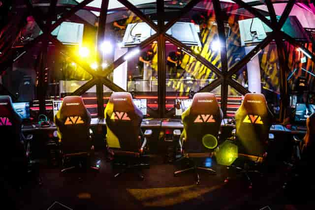 LVL Dome esports arena in Berlin with sleek setups for competitive gaming events.