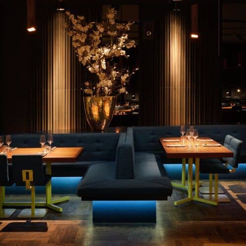 Sophisticated private dining room for upscale events and intimate meetings.