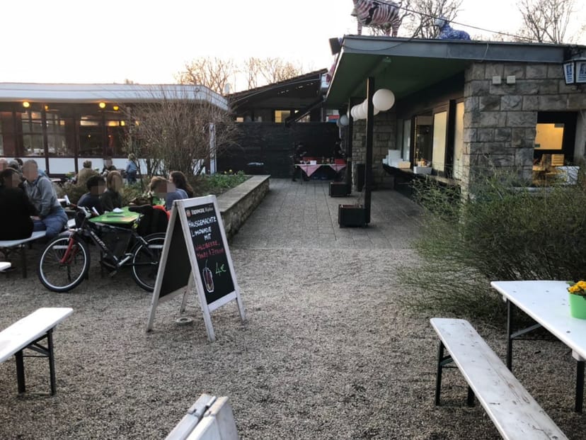 Beer Garden in Berlin - Friedrichshain ...