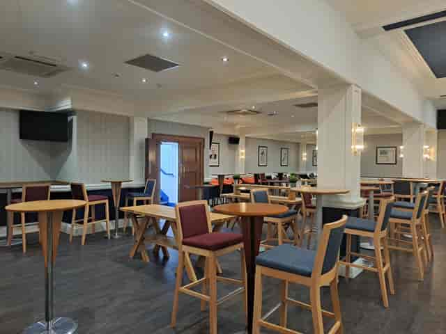 Rangers Football Club Members Lounge, modern event space for networking and gatherings.